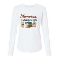 Librarian The Orginal Search Engine Reading Books Gift Cute Reading Womens Cotton Relaxed Long Sleeve T-Shirt