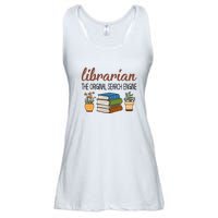 Librarian The Orginal Search Engine Reading Books Gift Cute Reading Ladies Essential Flowy Tank