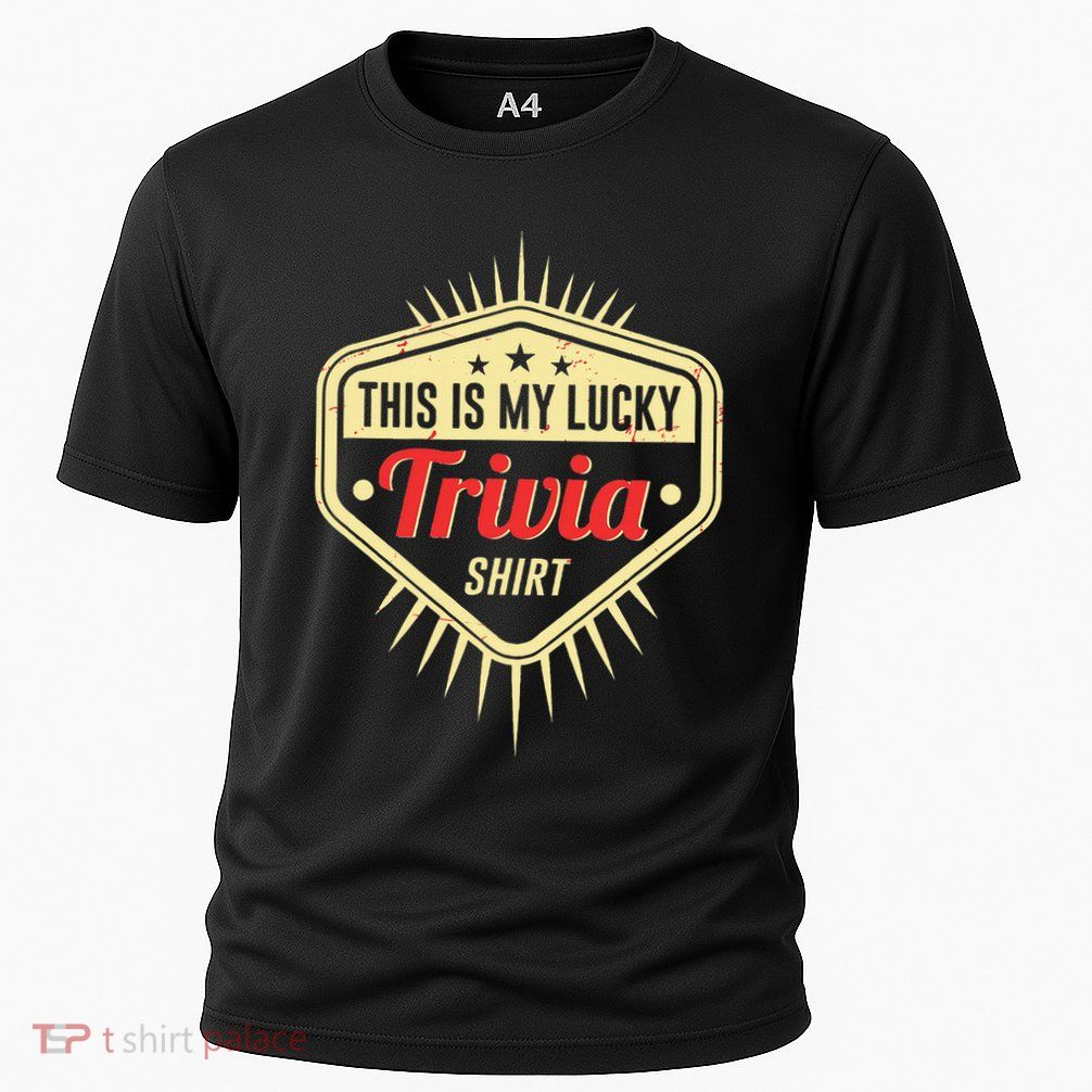 Lucky Trivia Outfit Pub Quiz Game Trivia Night Performance Shirt