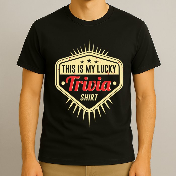 Lucky Trivia Outfit Pub Quiz Game Trivia Night T-Shirt