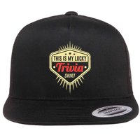 Lucky Trivia Outfit Pub Quiz Game Trivia Night Flatbill Hat