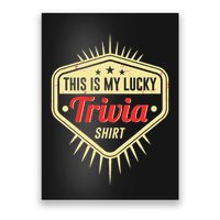 Lucky Trivia Outfit Pub Quiz Game Trivia Night Poster