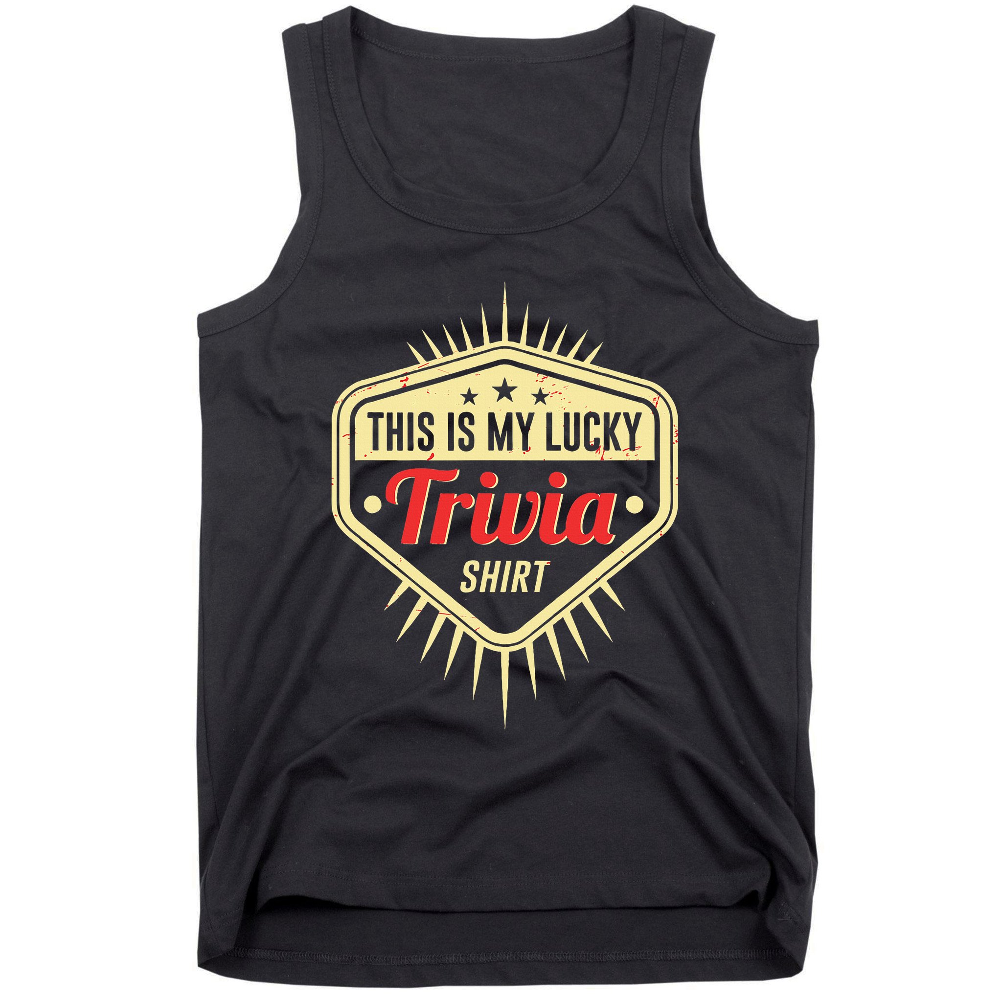 Lucky Trivia Outfit Pub Quiz Game Trivia Night Tank Top