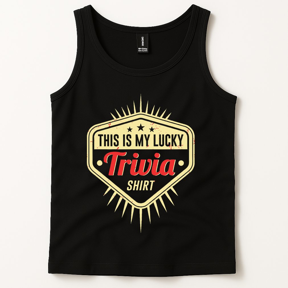 Lucky Trivia Outfit Pub Quiz Game Trivia Night Tank Top