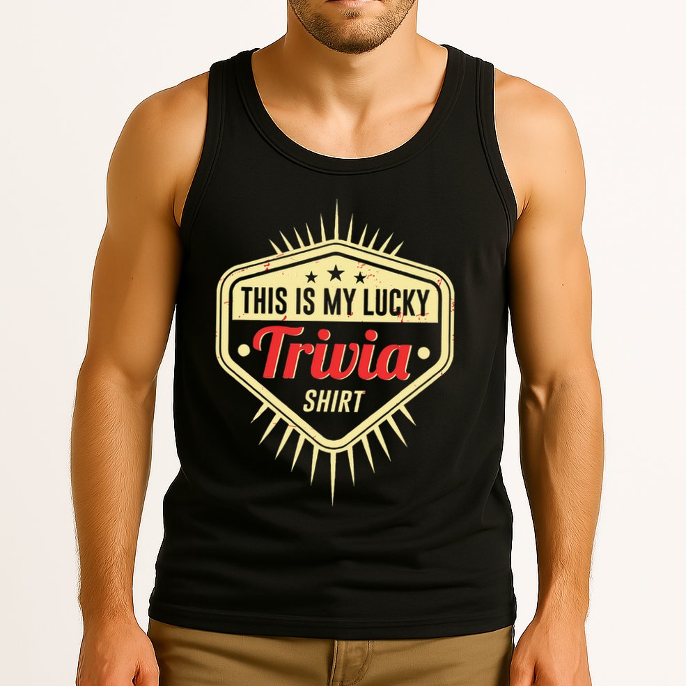 Lucky Trivia Outfit Pub Quiz Game Trivia Night Tank Top