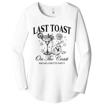 Last Toast On The Coast Bachelorette Party Beach Bridal Women's Perfect Tri Tunic Long Sleeve Shirt