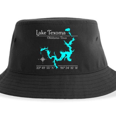 Lake Texoma Oklahoma Texas Sustainable Bucket Hat