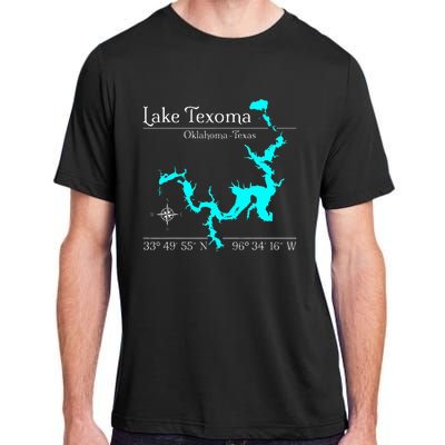 Lake Texoma Oklahoma Texas Adult ChromaSoft Performance T-Shirt