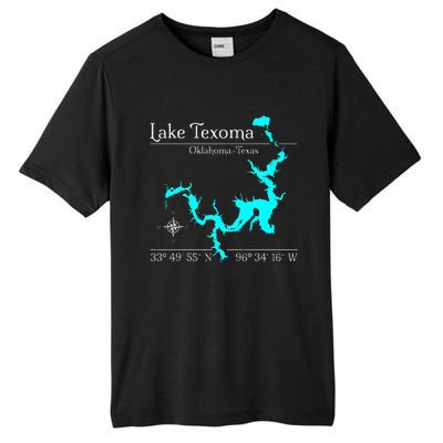 Lake Texoma Oklahoma Texas Tall Fusion ChromaSoft Performance T-Shirt