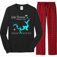 Lake Texoma Oklahoma Texas Long Sleeve Pajama Set