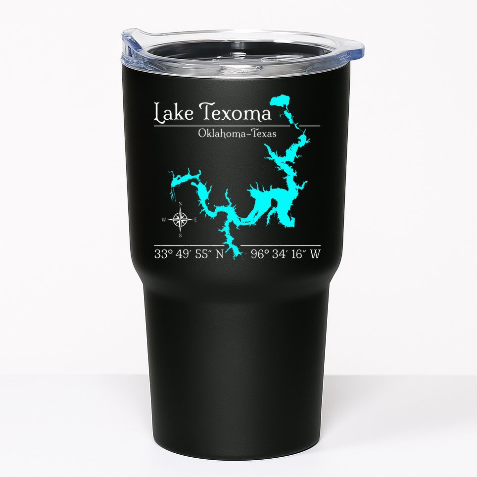 Lake Texoma Oklahoma Texas Tumbler