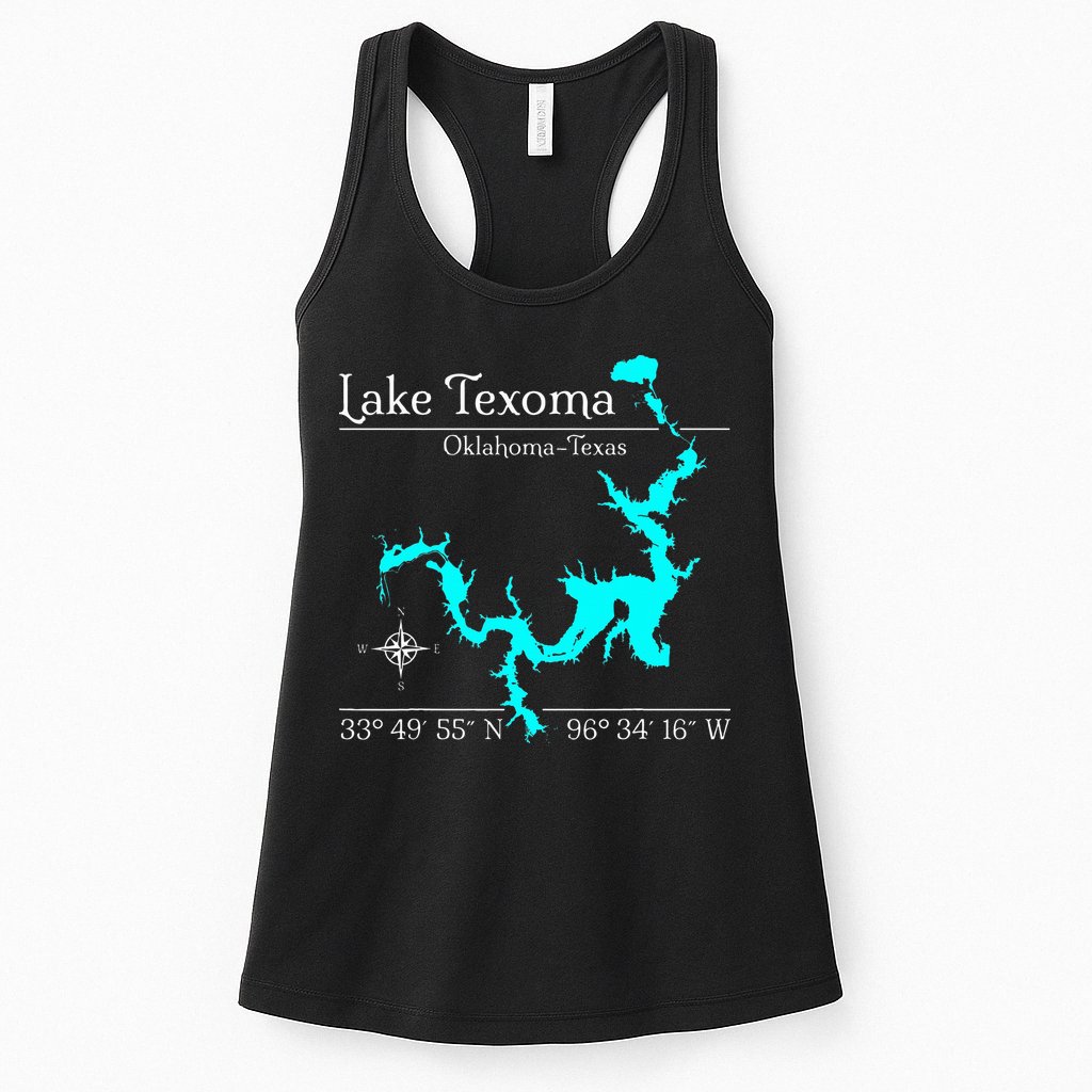 Lake Texoma Oklahoma Texas Womens Tank Top