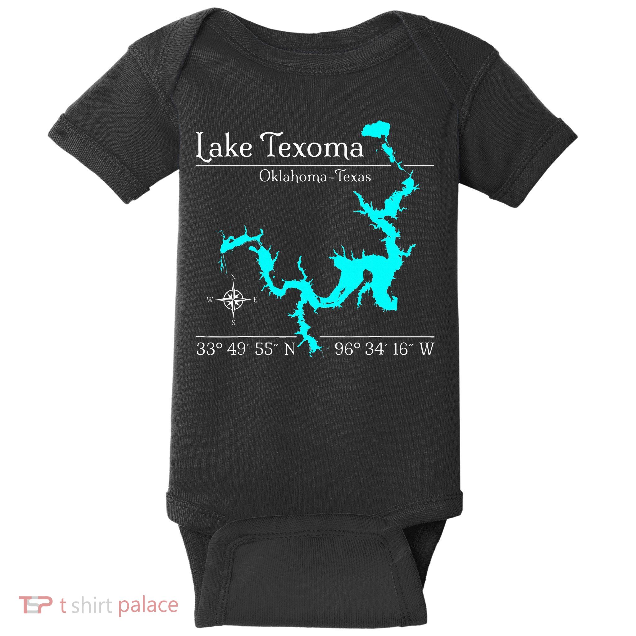 Lake Texoma Oklahoma Texas Baby Bodysuit