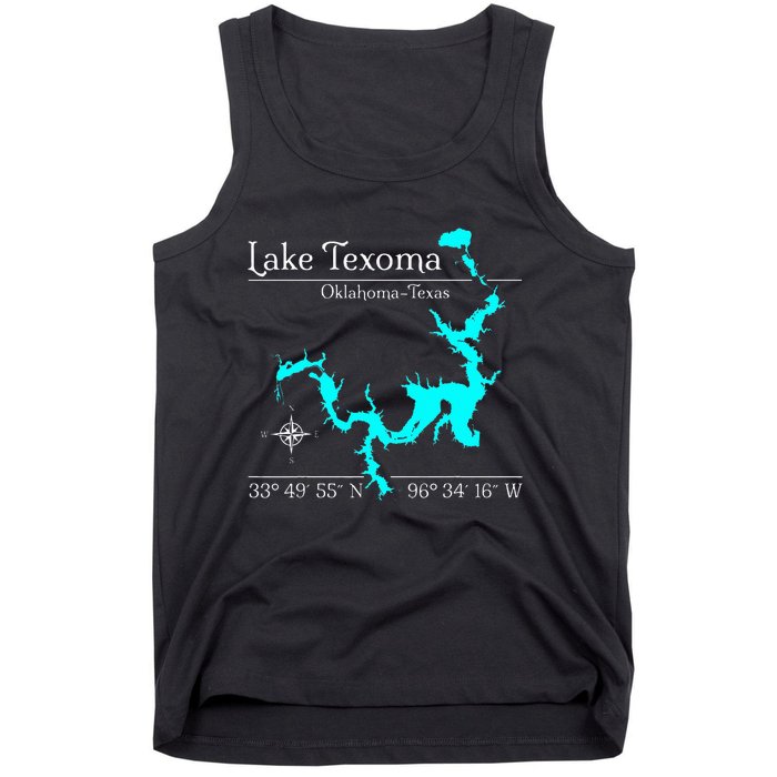 Lake Texoma Oklahoma Texas Tank Top