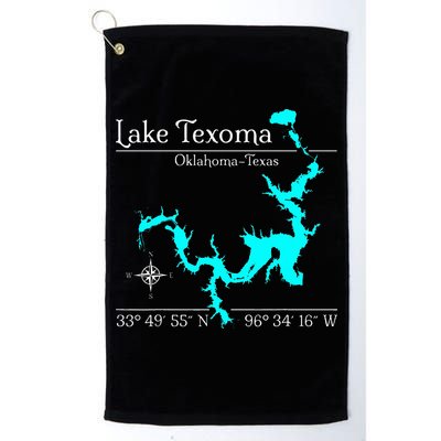 Lake Texoma Oklahoma Texas Golf Towel
