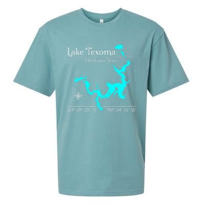 Lake Texoma Oklahoma Texas Sueded Cloud Jersey T-Shirt