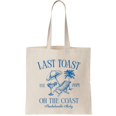 Last Toast On The Coast Est 2024 Beach Bachelorette Party Bag