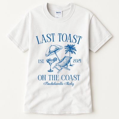 Last Toast On The Coast Est 2024 Beach Bachelorette Party Tall T-Shirt