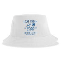 Last Toast On The Coast Est 2024 Beach Bachelorette Party Sustainable Bucket Hat
