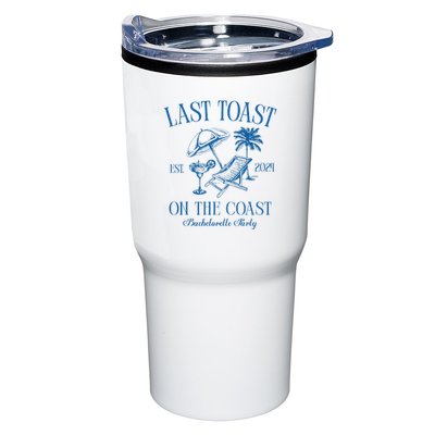 Last Toast On The Coast Est 2024 Beach Bachelorette Party Tumbler
