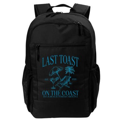 Last Toast On The Coast Beach Bachelorette Party Bride Daily Commute Backpack