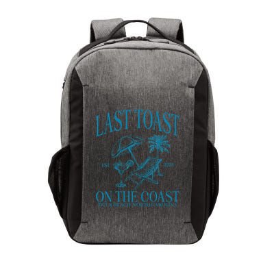 Last Toast On The Coast Beach Bachelorette Party Bride Vector Backpack