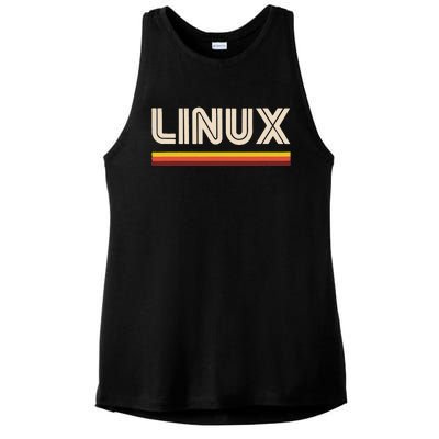 Linux Tee Open Source Ladies PosiCharge Tri-Blend Wicking Tank