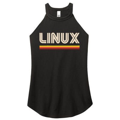 Linux Tee Open Source Women's Perfect Tri Rocker Tank