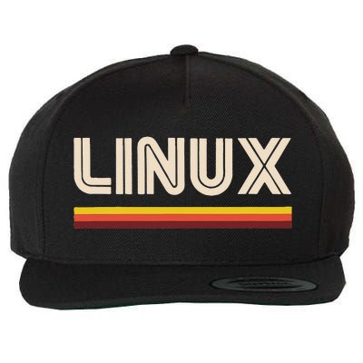 Linux Tee Open Source Wool Snapback Cap