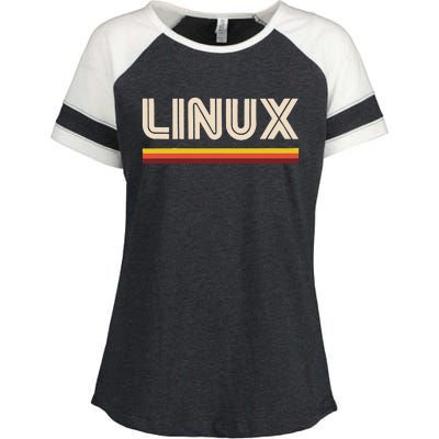 Linux Tee Open Source Enza Ladies Jersey Colorblock Tee