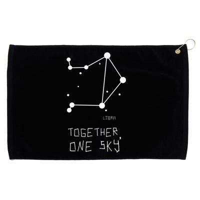 Libra Together One Sky Constellation Funny Gift Grommeted Golf Towel