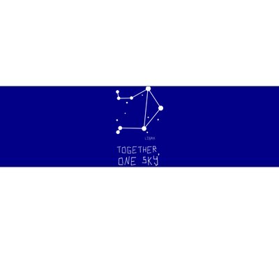 Libra Together One Sky Constellation Funny Gift Bumper Sticker