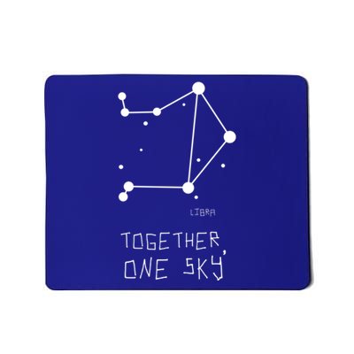 Libra Together One Sky Constellation Funny Gift Mousepad