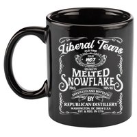 Liberal Tears Old Time Melted Snowflake Mashup 11oz C Handle Ceramic Mug