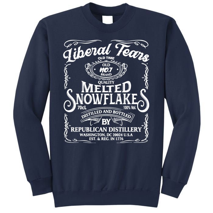 Liberal Tears Old Time Melted Snowflake Mashup Sweatshirt