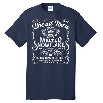 Liberal Tears Old Time Melted Snowflake Mashup Tall T-Shirt