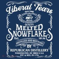 Liberal Tears Old Time Melted Snowflake Mashup Flatbill Hat