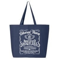 Liberal Tears Old Time Melted Snowflake Mashup 25L Jumbo Tote