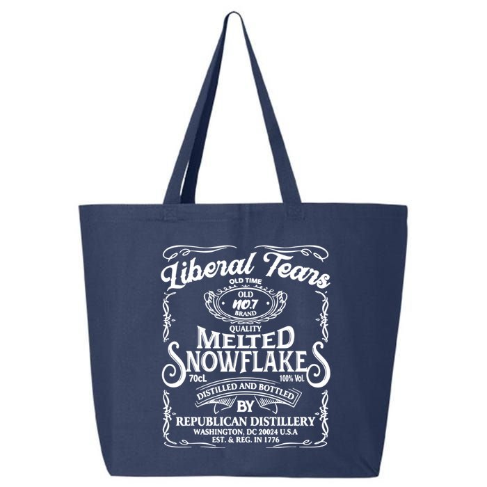 Liberal Tears Old Time Melted Snowflake Mashup 25L Jumbo Tote