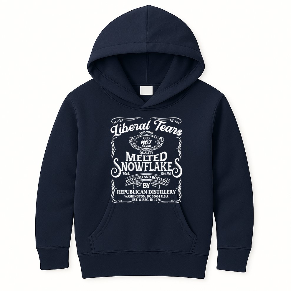 Liberal Tears Old Time Melted Snowflake Mashup Kids Hoodie