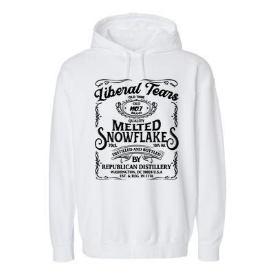 Liberal Tears Old Time Melted Snowflake Mashup Garment-Dyed Fleece Hoodie