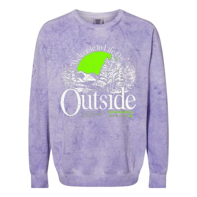 Like The Outside Colorblast Crewneck Sweatshirt