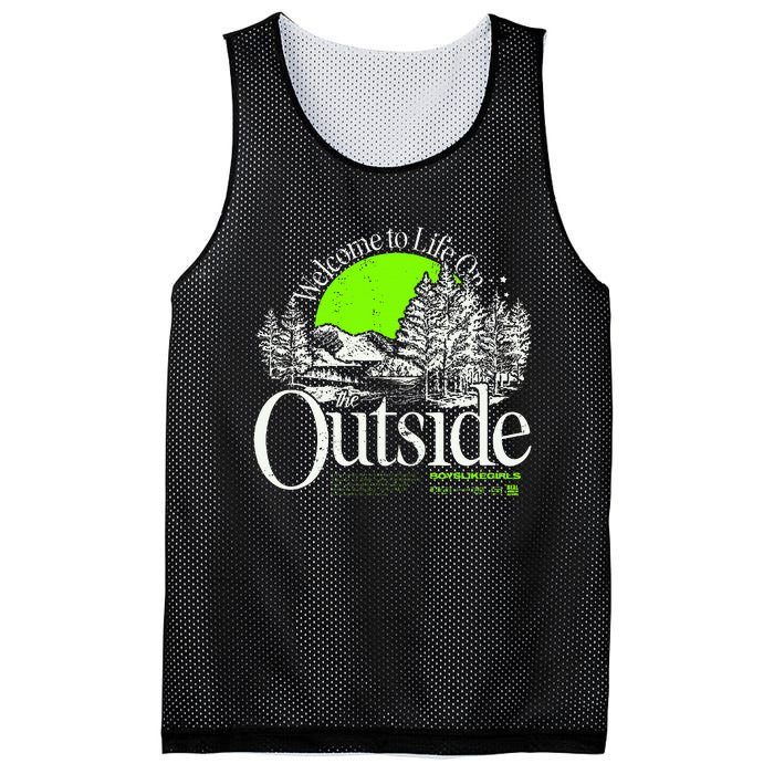 Like The Outside Mesh Reversible Basketball Jersey Tank