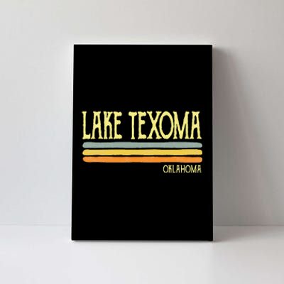 Lake Texoma Oklahoma Ok Souvenir Canvas