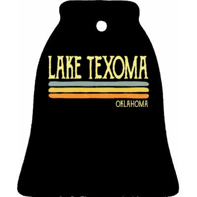 Lake Texoma Oklahoma Ok Souvenir Ceramic Bell Ornament