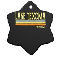 Lake Texoma Oklahoma Ok Souvenir Ceramic Star Ornament