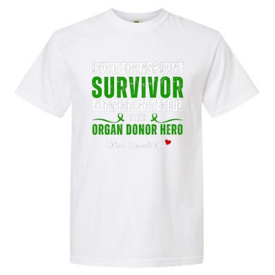 Liver Transplant Organ Recipient Survivor Garment-Dyed Heavyweight T-Shirt