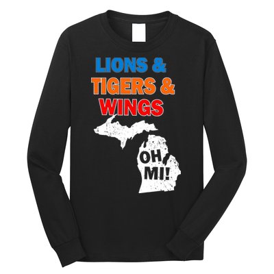 Lions Tigers Wings Oh Mi Long Sleeve Shirt