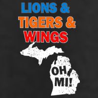 Lions Tigers Wings Oh Mi Adult Drive Performance Visor