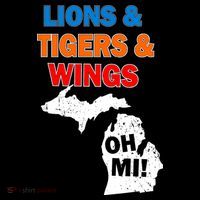 Lions Tigers Wings Oh Mi Baby Bodysuit
